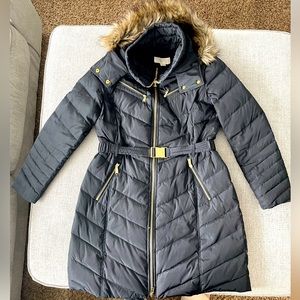 Micheal Kors black down coat